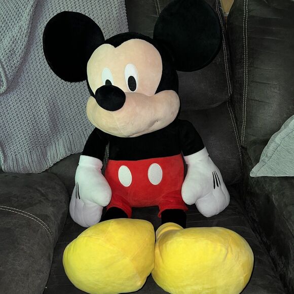 Disney Baby Mickey Mouse Large 34" Stuffed Animal Plush Toy - Picture 1 of 3